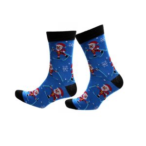Mens Christmas Novelty Socks - Santa Design
