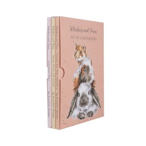 Set of Three Notebooks - Whiskers & Paws